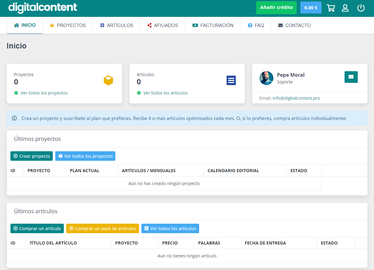 registro digital content